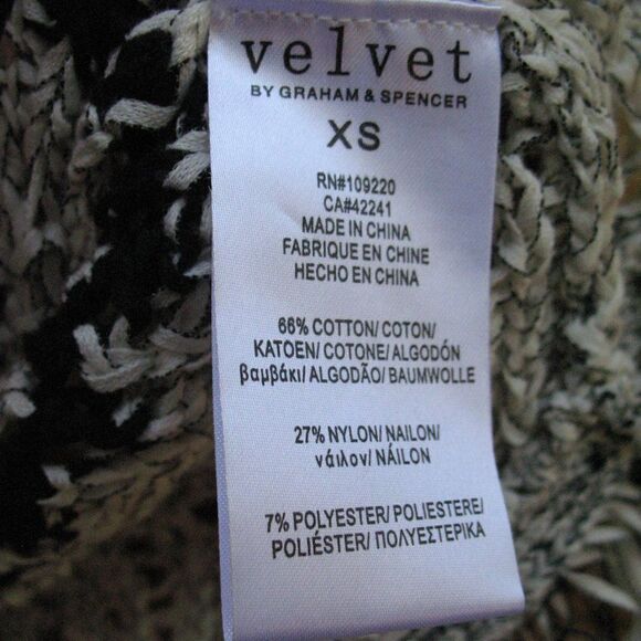 NWOT Velvet Graham & Spencer Open Knit Fringe Sweater - Picture 10 of 10